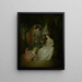 L'accord parfait - Jean-Antoine Watteau — oprawiony obraz na ścianie