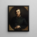 Portret obrazu hrabiego Alfreda de Liesville 1820-1885 zastępca kuratora Muzeum Carnavalet i darczyńca kolekcji rewolucyjnej - Jean-Baptiste Ange Tissier — oprawiony obraz na ścianie