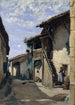 Uliczka w Dardagny - Jean-Baptiste-Camille Corot — widok dzieła
