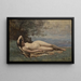 Bacchante przy brzegu morza - Jean-Baptiste-Camille Corot — oprawiony obraz na ścianie