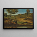 pejzaż włoski - Jean-Baptiste-Camille Corot — oprawiony obraz na ścianie