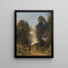 Kawalerowie Galijscy w pejzażu - Jean-Baptiste-Camille Corot — oprawiony obraz na ścianie