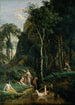Diane i Acteon Diane zaskoczona w kąpieli - Jean-Baptiste-Camille Corot — widok dzieła