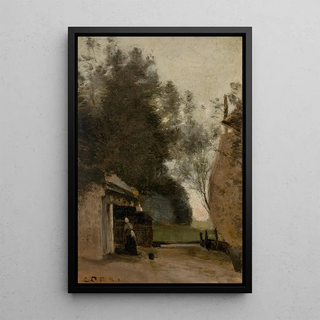 JeanBaptisteCamille Corot - Environs dAmsterdam petite ferme des bords de lAmstel.webp