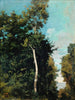 Las na Côte de Grâce w Honfleur - Jean-Baptiste-Camille Corot — widok dzieła