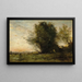 Wieczorne chłody - Jean-Baptiste-Camille Corot — oprawiony obraz na ścianie