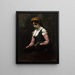 Dziewczyna z mandoliną - Jean-Baptiste-Camille Corot — oprawiony obraz na ścianie