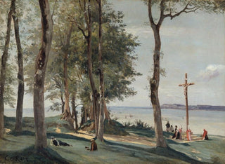 JeanBaptisteCamille Corot - Honfleur Calvary.webp