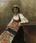 Kobieta włoska La Morieri - Jean-Baptiste-Camille Corot — widok dzieła