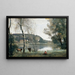 L'Étang de Ville-d'Avray - Jean-Baptiste-Camille Corot — oprawiony obraz na ścianie