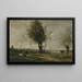 La Rencontre au bord du chemin - Jean-Baptiste-Camille Corot — oprawiony obraz na ścianie
