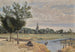 La Rochelle L'Abreuvoir Widok zbliżony do murów z wieżą Lanterne - Jean-Baptiste-Camille Corot — widok dzieła