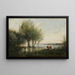 Le Marais - Jean-Baptiste-Camille Corot — oprawiony obraz na ścianie