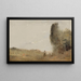 Poranek nad brzegiem wody - Jean-Baptiste-Camille Corot — oprawiony obraz na ścianie