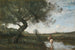 Rzeka przy Białym Koniu - Jean-Baptiste-Camille Corot — widok dzieła