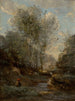 Le Vallon des Chèvres Souvenir du Lac de Garde - Jean-Baptiste-Camille Corot — widok dzieła