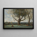 Le gros arbre, okolice Gournay - Jean-Baptiste-Camille Corot — oprawiony obraz na ścianie
