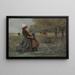 Dwie siostry na łące - Jean-Baptiste-Camille Corot — oprawiony obraz na ścianie