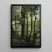 Les Evaux près Château-Thierry chemin bordé d'arbres - Jean-Baptiste-Camille Corot — oprawiony obraz na ścianie
