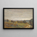Wzgórza Sèvres, Paryż w tle - Jean-Baptiste-Camille Corot — oprawiony obraz na ścianie