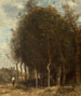 Lisière de bois - Jean-Baptiste-Camille Corot — widok dzieła
