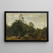 Lisière de bois en Limousin - Jean-Baptiste-Camille Corot — oprawiony obraz na ścianie
