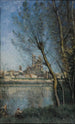 Mantes le matin - Jean-Baptiste-Camille Corot — widok dzieła