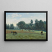 Marcoussis Krówki na pastwisku - Jean-Baptiste-Camille Corot — oprawiony obraz na ścianie