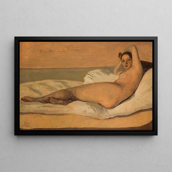 Marietta - Jean-Baptiste-Camille Corot — oprawiony obraz na ścianie