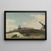 Montmartre, mur et moulin - Jean-Baptiste-Camille Corot — oprawiony obraz na ścianie
