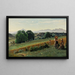 Mornex, Haute-Savoie, na tle Mont Blanc - Jean-Baptiste-Camille Corot — oprawiony obraz na ścianie