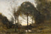 Nimfy i fauny - Jean-Baptiste-Camille Corot — widok dzieła