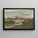 Nad brzegami Tybru, Rzym - Jean-Baptiste-Camille Corot — oprawiony obraz na ścianie