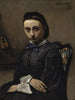 Portret młodej kobiety - Jean-Baptiste-Camille Corot — widok dzieła