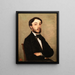 Portret Henriego Sennegona, siostrzeńca Corota - Jean-Baptiste-Camille Corot — oprawiony obraz na ścianie