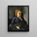 Portret kobiety - Jean-Baptiste-Camille Corot — oprawiony obraz na ścianie