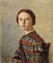 Portret młodej dziewczyny - Jean-Baptiste-Camille Corot — widok dzieła
