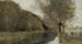 Blisko Gisors Saulaie i rzeka efekt poranny - Jean-Baptiste-Camille Corot — widok dzieła