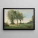 Ronde d'amours Lever du soleil - Jean-Baptiste-Camille Corot — oprawiony obraz na ścianie