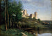 Ruiny Zamku Pierrefonds - Jean-Baptiste-Camille Corot — widok dzieła