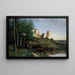 Ruiny Zamku Pierrefonds - Jean-Baptiste-Camille Corot — oprawiony obraz na ścianie