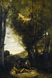 Święty Sebastian uratowany przez święte kobiety - Jean-Baptiste-Camille Corot — widok dzieła