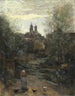 Semur Le Chemin De L'église - Jean-Baptiste-Camille Corot — widok dzieła