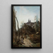 Semur le chemin de l'église - Jean-Baptiste-Camille Corot — oprawiony obraz na ścianie