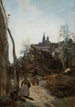 Semur le chemin de l'église - Jean-Baptiste-Camille Corot — widok dzieła
