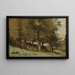 Podleśny - Jean-Baptiste-Camille Corot — oprawiony obraz na ścianie