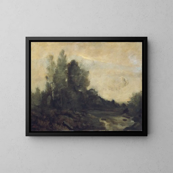 Pamiątka z Aricci - Jean-Baptiste-Camille Corot — oprawiony obraz na ścianie