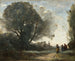 Souvenir de Terracina - Jean-Baptiste-Camille Corot — widok dzieła