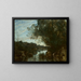 Pamiątka z okolic jeziora Nemi - Jean-Baptiste-Camille Corot — oprawiony obraz na ścianie