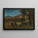Studium do Zniszczenia Sodomy - Jean-Baptiste-Camille Corot — oprawiony obraz na ścianie